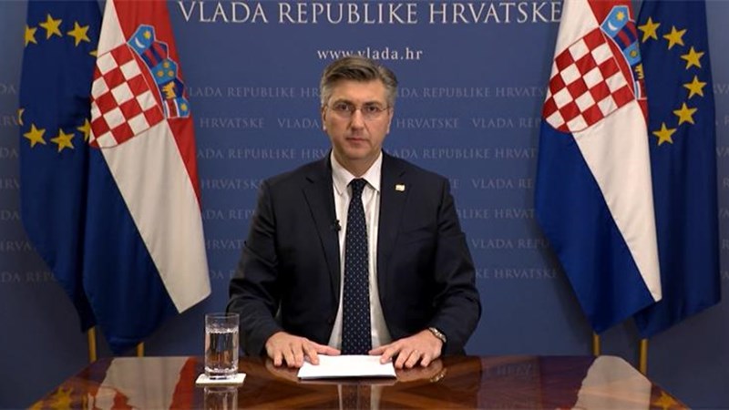 Plenković: Borba protiv koronavirusa najveća je kriza od Domovinskog rata, potrebna je odgovornost svakog od nas